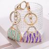 Women's Small Rhinestone Handbag Keychain - Stylish Fragrance-Inspired Accessory