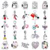 New 925 Silver Perfume Lucky Cat Charm of Ley 925 Chain Beaded Fit Pendant Bracelet DIY Ladies Jewelry Gifts