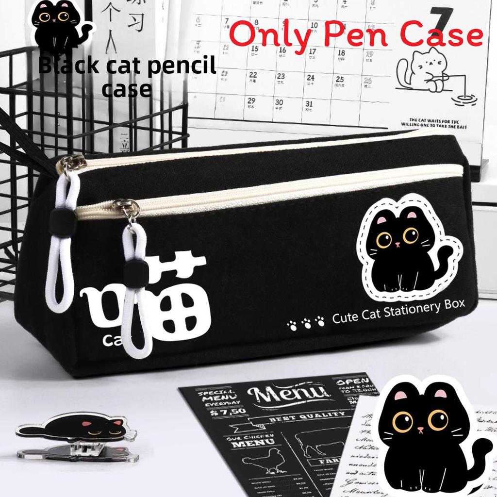 Animal Print Pencil Bag For Kids With Durable Fabric And Storage Compartments
