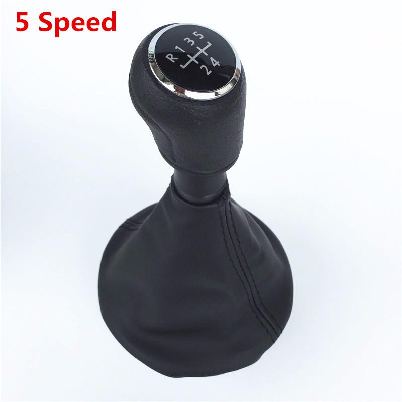 

5/6 Speed Car Styling Gear Shift Knob Shifter Lever Gaiter Boot Cover Case For Volkswagen VW Transport T5 T5.1 Gp T6 (2003-2015) 5 Speed