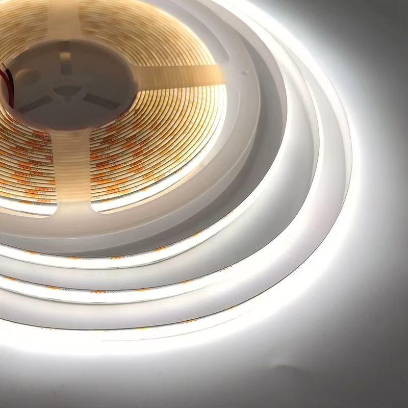 5V Energy-Saving COB Light Strip, Self-Adhesive, High Brightness LED for TV Background and Atmosphere.