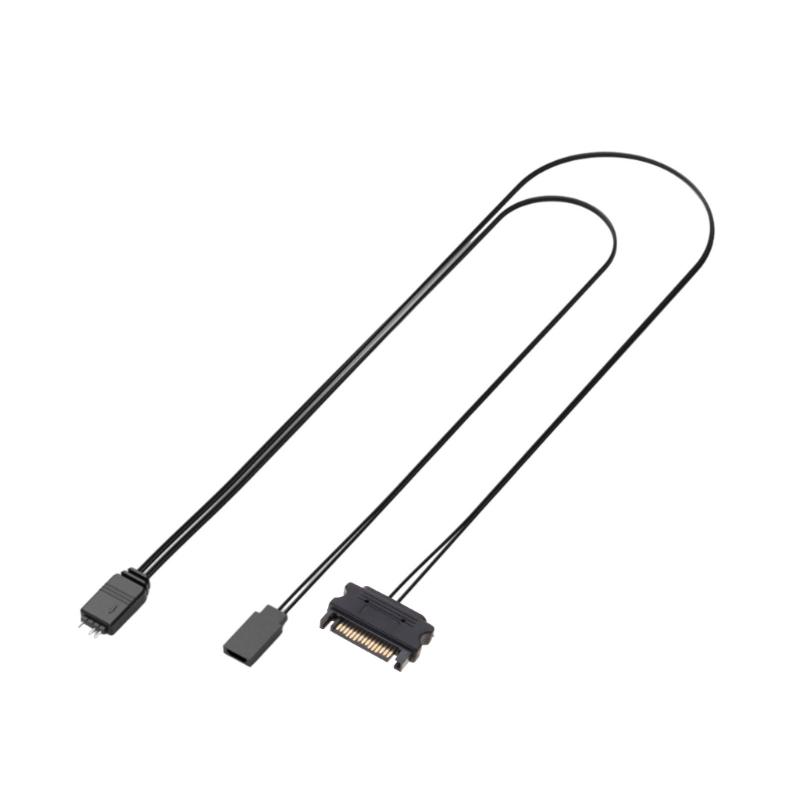 

1PC 5V 3Pin 5V 3Pin ARGB SYNC Adapters Cable for Motherboards SYNC PC Chassises Cooling Fan чёрный