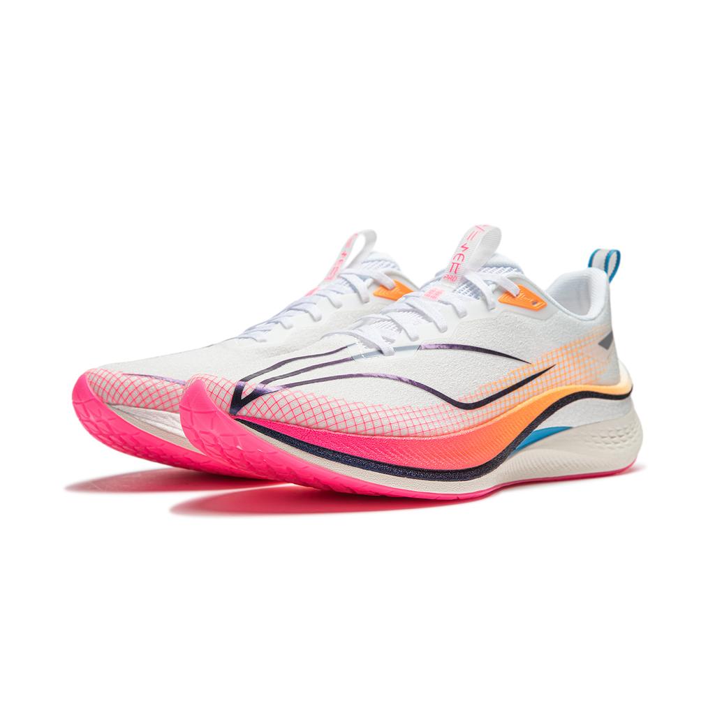 Li Ning Red Rabbit 7 Pro High Resilience Lightweight Breathable Shock Absorption Support Low Top Running Shoes Men Sneaker Standard-White ARPV025-5
