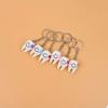 Lot de 10 porte-clés créatifs en forme de dent Couleurs vives et design joyeux en font un cadeau attentionné
