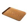 Xiao Yue Ya Rectangular Wood Grain PP Serving Tray
