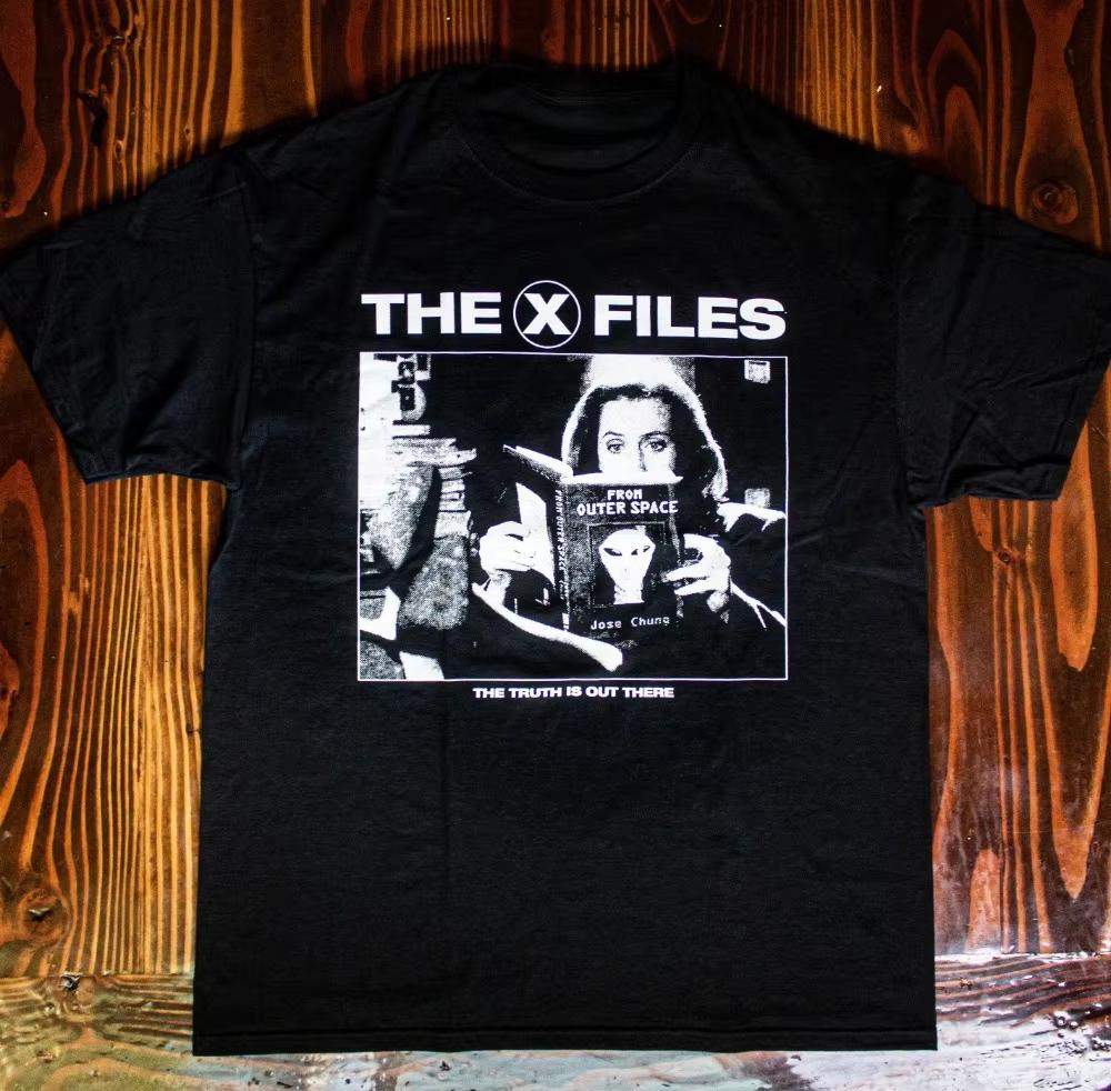 90s Classic Movie XFiles Stills Printed Tshirt Summer New Unisex Casual Fashion Tshirt