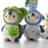 Cute Penguin Plush Keychain Soft Kawaii Cartoon Penguin with Hats Key Chain Bag Ornaments Super Soft Plushie Pendant Couple Gift