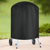 Round Waterproof Barbecue Grill Cover Heavy Duty Construction with Adjustable Fit for Maximum Protection Outdoors