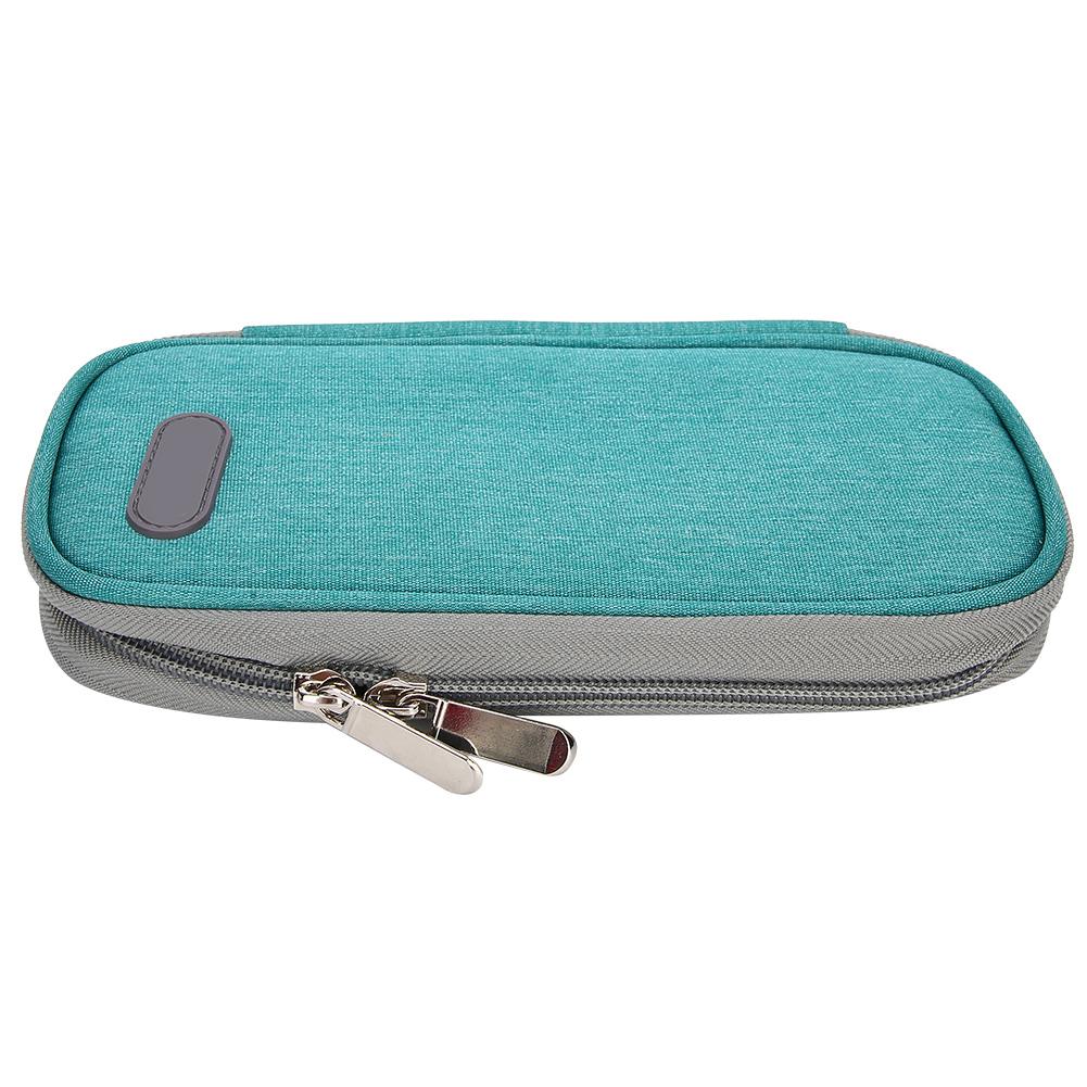 

Portable Insulin Cold Storage Bag Medicines Refrigerated Cool Bag for Patient CareGreen зелёный