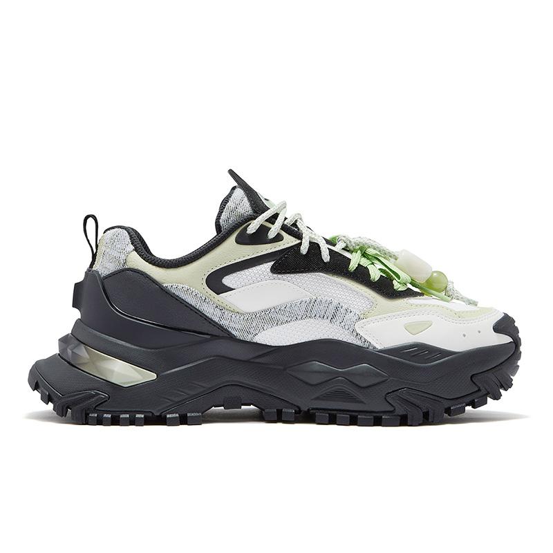 FILA Fusion Hard Candy Shoes Round Toe Double Laces Height Increasing Low Top Dad Shoes Women sneaker T12W611001F-BS