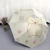 1pc Pompompurin Automatic Folding Umbrella: Portable 3-Fold Design with Iron Frame, Perfect for Outdoor Use, Festive Gifts, Travel, Daily Use, and Fan