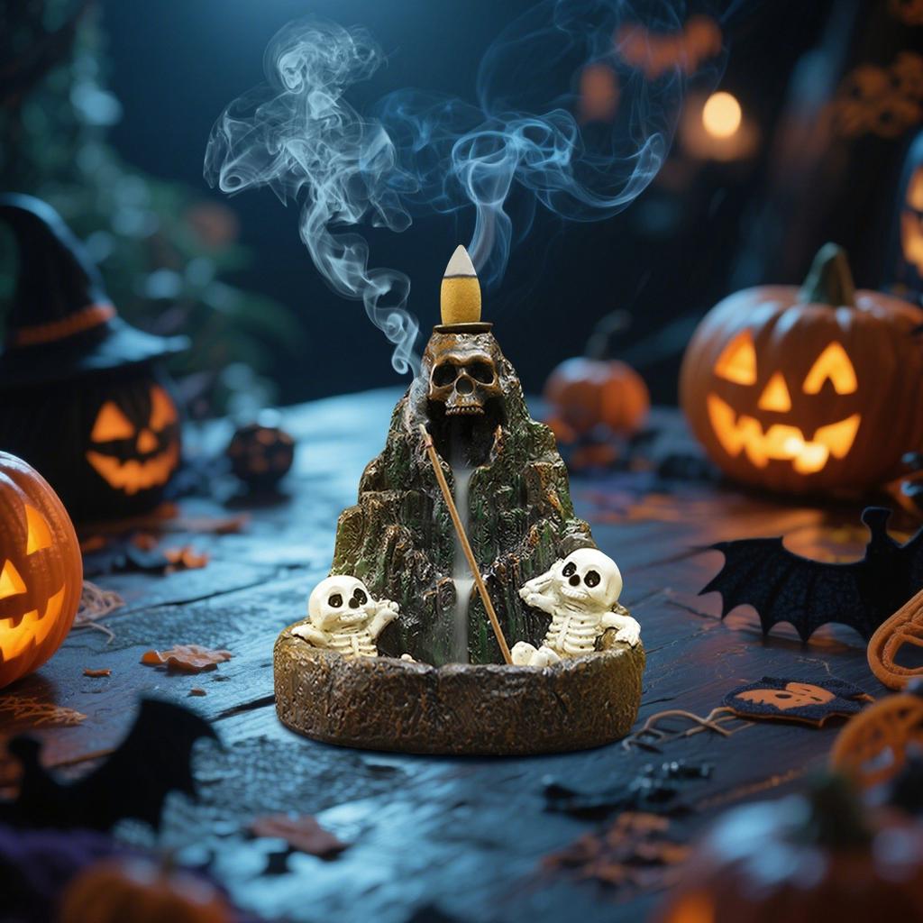 Incense Burner, Mountain Reverse-flow Incense Burner Desktop Decoration, Home Indoor Aromatherapy Decoration