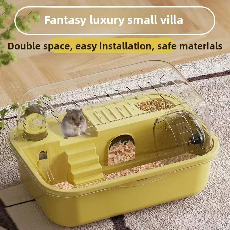 Hamster Cage, Super Large Luxury Villa, Golden Thread Bear Cage, Super Large Space, Hamster Cage, Pet Supplies