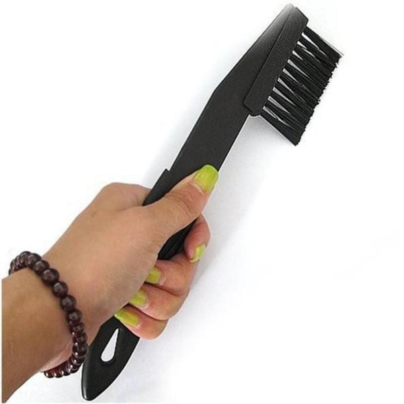 Sada 2 ks kartáčů na čištění řetězů jízdních kol, čištění venkovních horských kol, mytí kol, čistič a drhnutí nástrojů R0025