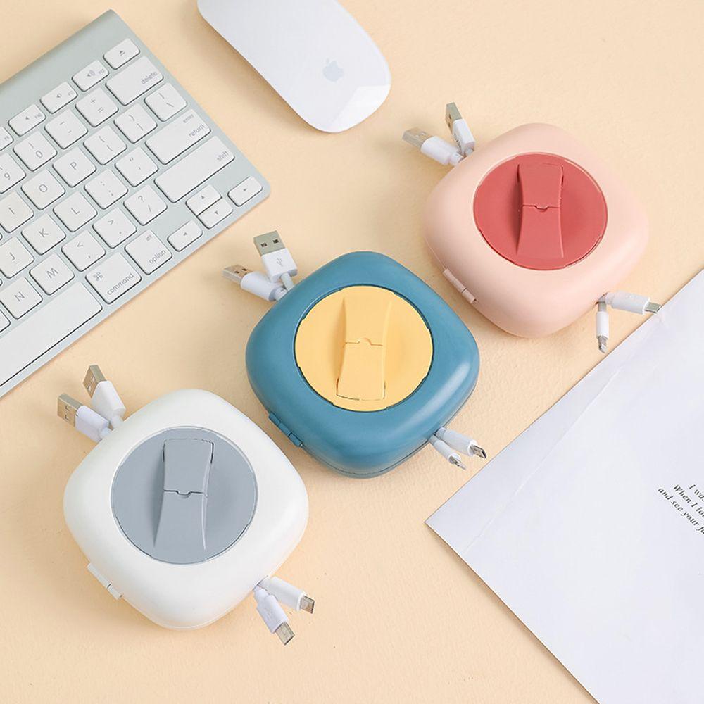 

Rotatable Cord Storage Cable Organizer Data Cable Storage Box Cable Winder Box Wire Storage Case