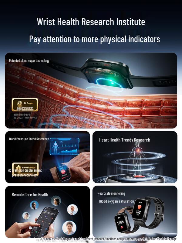 dido HW-102 Senior Smart Health Phone & GPS Tracker (CN version)