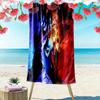 Dynamic Demon Slayer Art beach towel Outdoor camping Portable for travel quickdrying swim towel swim Absorbent bath towel Comfort printing