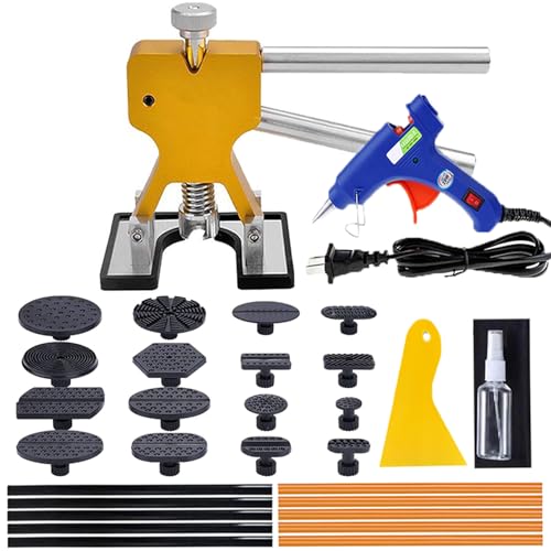 

ToBeBold Dent Repair Tool, Dent Repair, Car Dent Repair, T-Bar Slide Hammer, Pulling Tool, Sheet Metal Tool, DIY Repair Tool (31PCS)