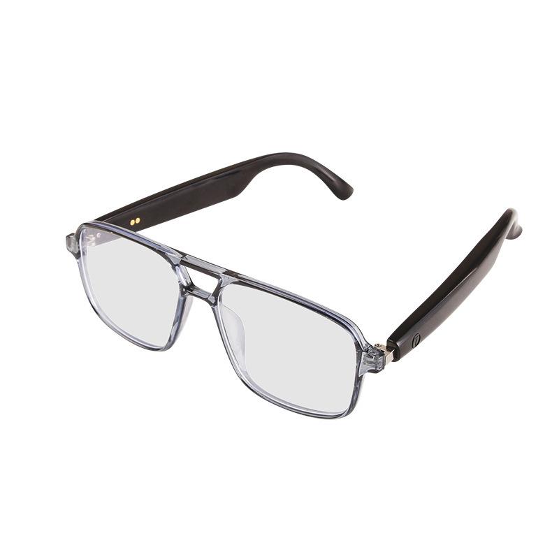 Smart GS10 Bluetooth Sunglasses with Photochromic Lenses, Music Calls, UV Protection, and Double Bridge Design.