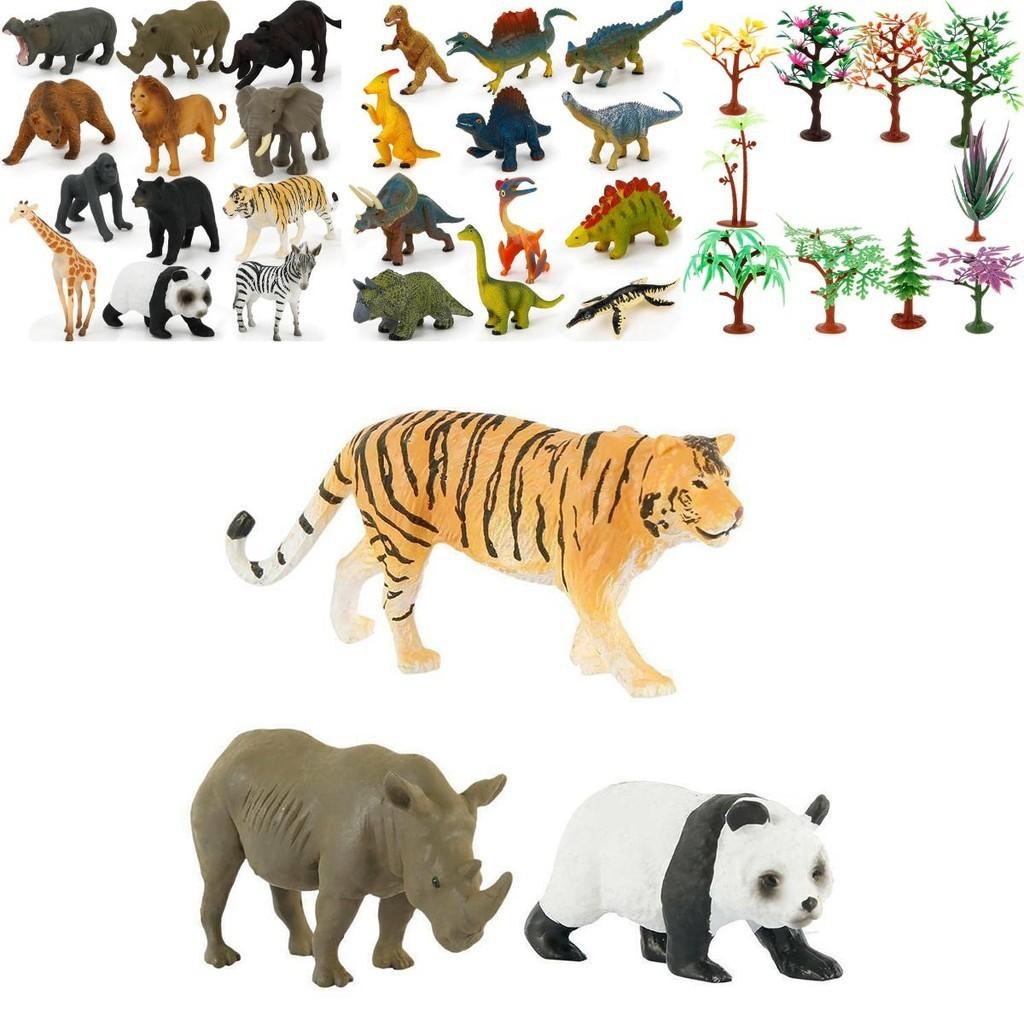 Vibrant 12pcs Kids Toys Small Plastic Figures Featuring Wild Ocean Animal Model Set Collection