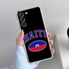 Phone Case For Samsung Galaxy S26 S25 S24 S23 S22 Ultra S20 S21 FE 5G Plus Soft Clear Cover shipping Haiti Flag