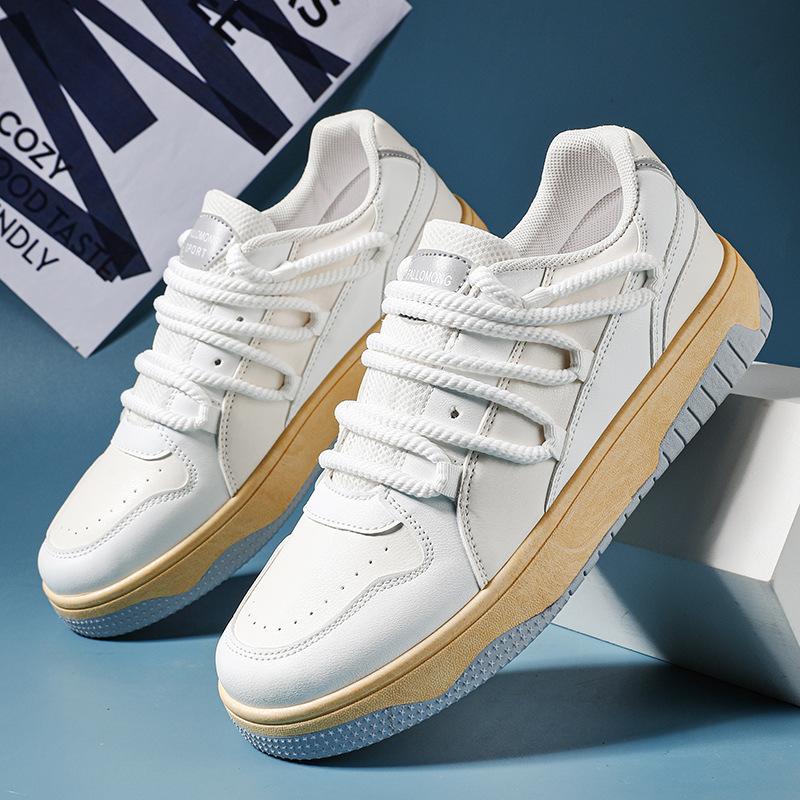 

Весенние туфли с толстой подошвой, мужские нишевые оригинальные повседневные кроссовки с низким берцем, модная обувь 44