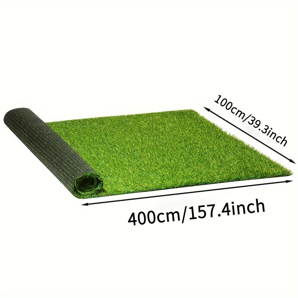 

39 * 157in Artificial Grass Rug Indoor Outdoor, 0.4 Rug Synthetic Grass Mat Fake Grass for Garden Lawn Landscape Balcony