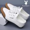 Gongzi Genuine Men's Shoes Leather Casual Breathable Leather Shoes Men's Summer Versatile Doudou Shoes