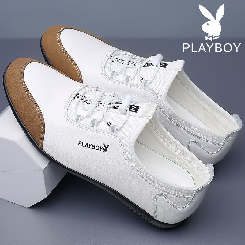 Gongzi Genuine Men's Shoes Leather Casual Breathable Leather Shoes Men's Summer Versatile Doudou Shoes
