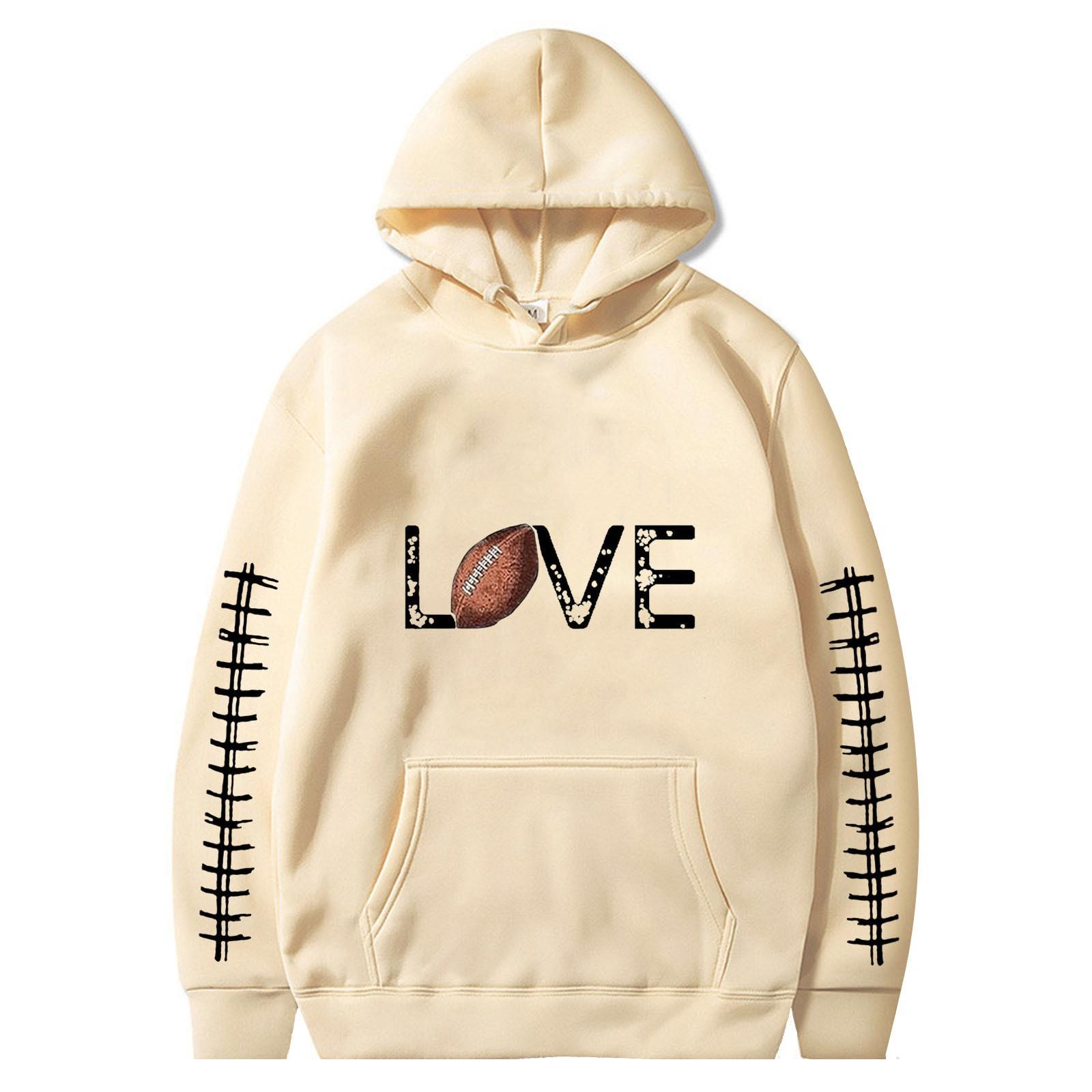 

Женская однотонная толстовка с капюшоном и длинным рукавом с принтом L хаки