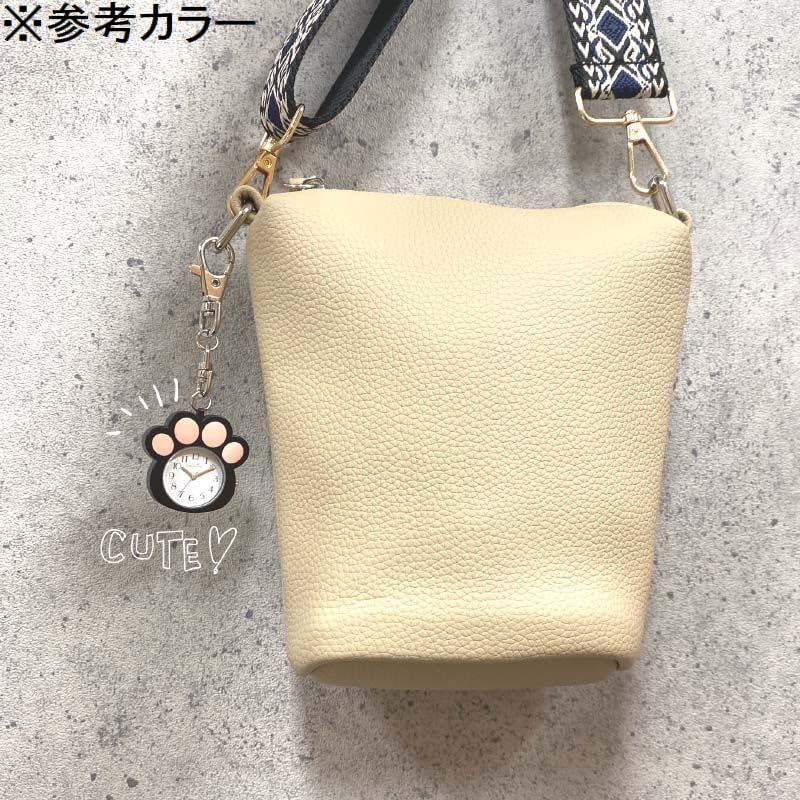 Catmint Paw Print Charm Pocket Watch BE [Follow] N02225S-0 Women's