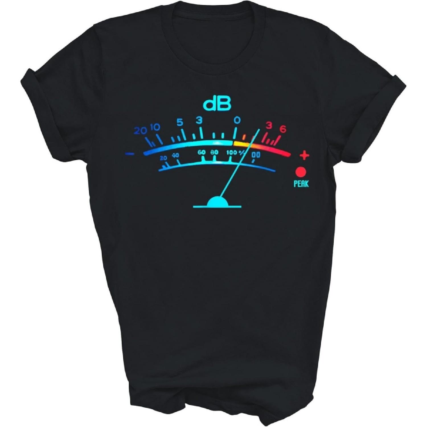 

Capman Volume Vu Meter Vintage Audio Engineer Recording Unisex Shirt Gift Women Men XXXXXL чорний