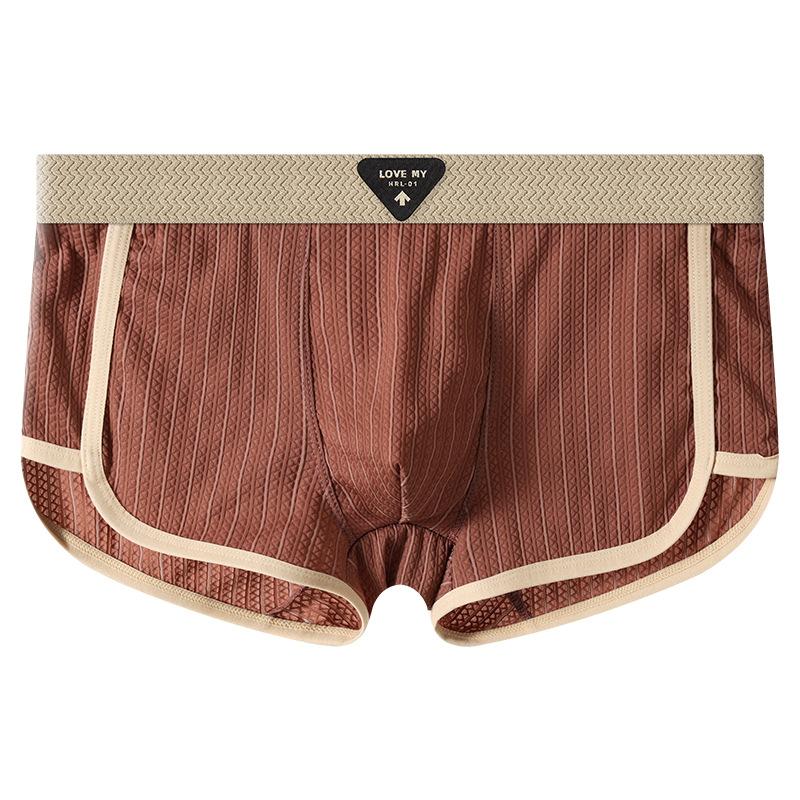 Striped Boxer Men Underwear Breathable Mens Boxers Cuecas Masculinas BoxerShorts Man Panties Size 3XL