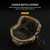 Airsoft Helmet Shaped Keychain Bottle Opener Beer Can Opener Mini Corkscrew Decoration Outdoor Hunting Hiking Fan EDC Tools Gift