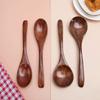 Eco Friendly Tableware Mixing Dessert Flatware Soup Spoons Wooden Spoon Tea Spoon Coffee Spoon