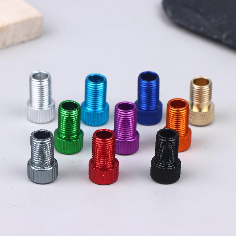 20Pz Adattatore Convertitore Pompa Valvola Bicicletta Presta A Schrader Ugello di Conversione Adattatore Gonfiaggio Adattatore Valvola Bici F/V A A/V