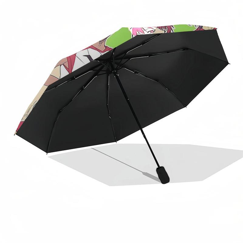 1pc Basketball Anime Characters Outdoor Umbrella - Automatic Opening/Closing, 3-Fold Design, 8-Bone Frame, Perfect Gift for Fans, Travelers, Dail