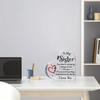 2D Flat Acrylic Heart-Shaped Sister Appreciation Gift Desktop Decoration Plaque, Home Decor Plaque Hanging Wall Art Decorative Garden Decoration for R