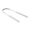 Dental Stainless Steel Metal Tongue Brush Tongue Scraper Cleaner for Adults Surgical Professional Eliminate Bad Breath Tool