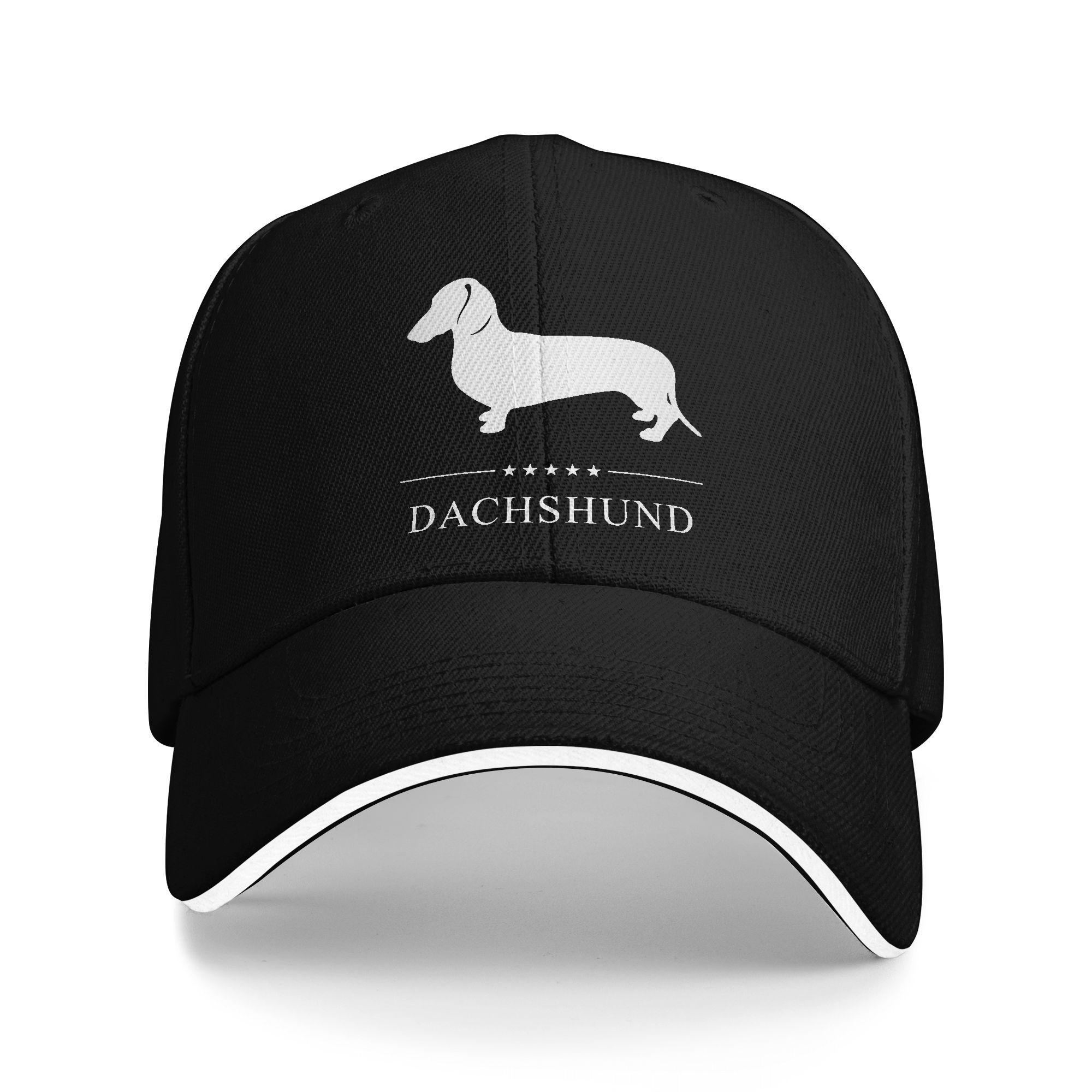 

Easily Distracted Wiener Dachshund Baseball Cap Hip Hop WoUnisex Unisexs Adjustable Badger Sausage Dog Dad Hat Spring Snapback Hats One Size