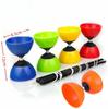 Leather Chinese Diabolo Yo-Yo Sensory Training Equipment Bowl Shape Thicken Soft Outdoor Toy For Skill Development