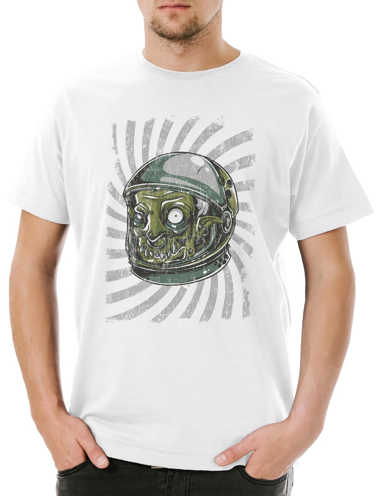 Orc Astronaut Mens T-Shirt Orc Goblin Nerd RPG Geek Role Play Space Space 2XL