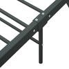 Single Bed Frame Grey Metal 100 * 200 Cm