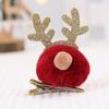 Cute Christmas Pom-Pom Hair Clip