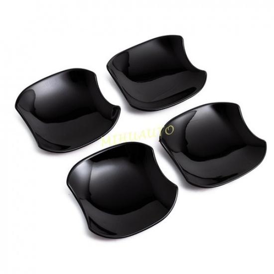 Glossy Black Car Exterior Door Handle Bowl Cup Cover For 2018-2025 Toyota Camry