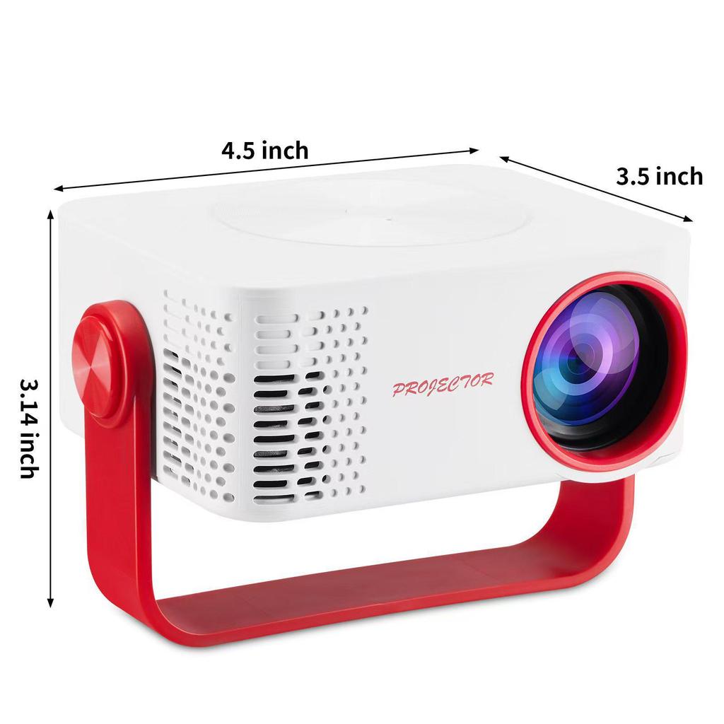 M60 Portable HD Mini Projector: Wireless, Compact Home Projection