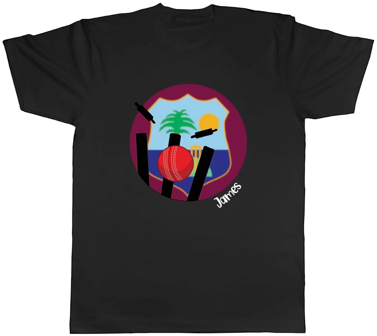 Personalised Cricket West Indies Sports Mens Unisex T-Shirt Tee Gift M