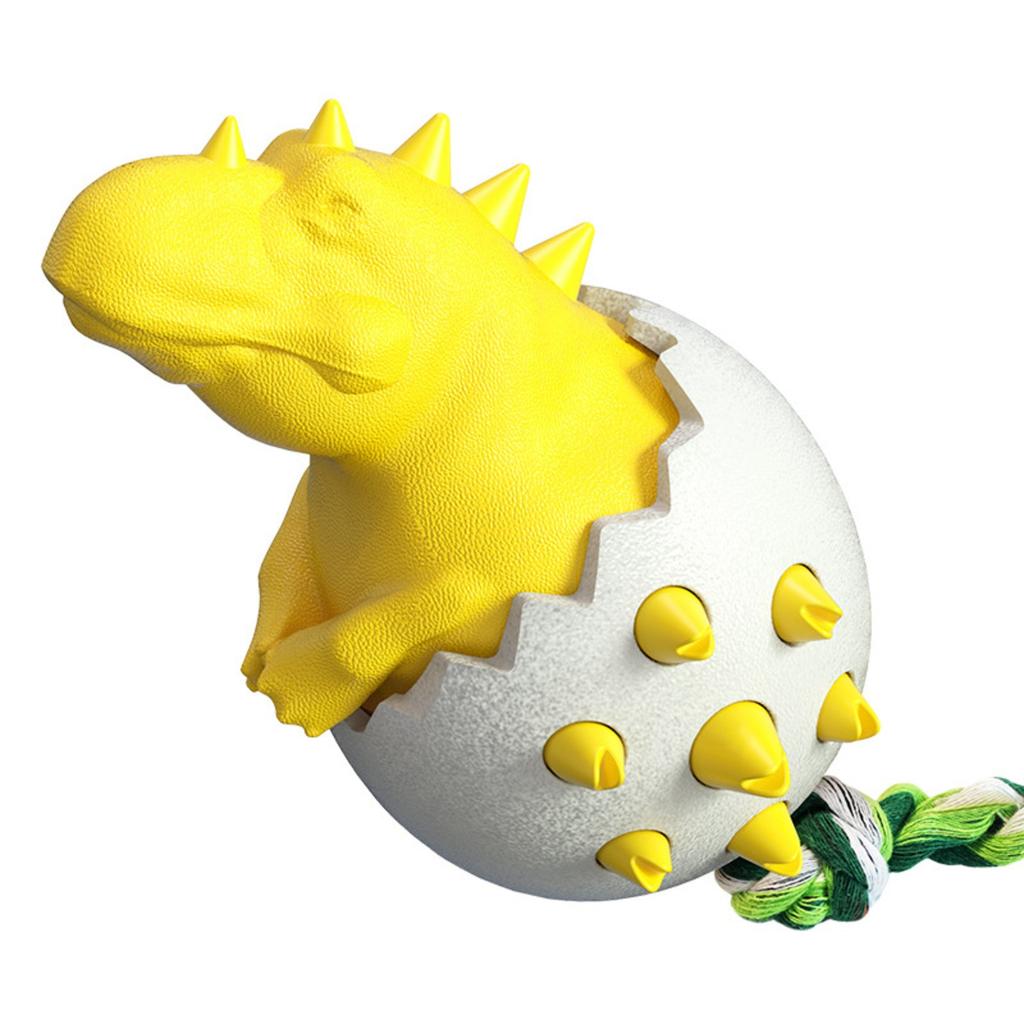 Dinosaur Egg Dog Chew Toy - A Chew-resistant And Wear-resistant Interactive Toy For Dogs Who Love To Chew