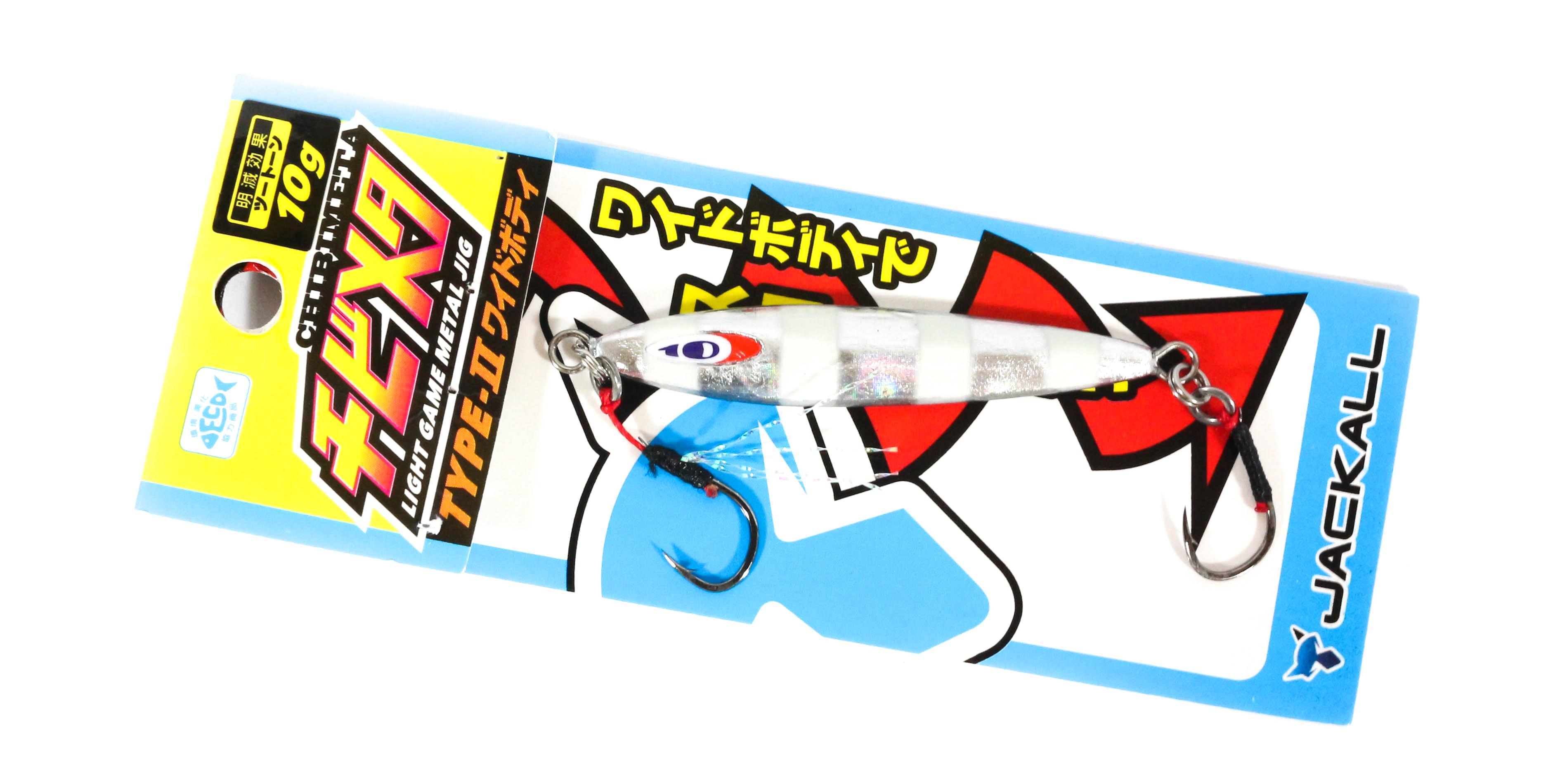 

Jackall Metal Jig Chibi Metal Type II 10 грамм Glow Stripe (7911)