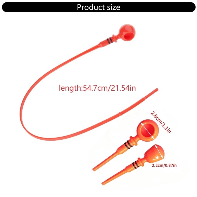 Oil Level Dipstick Replacement Part for 2006-2016 Model-Year Fitment, Plastic Check Stick With Round Pull Handle for Routine Service Use